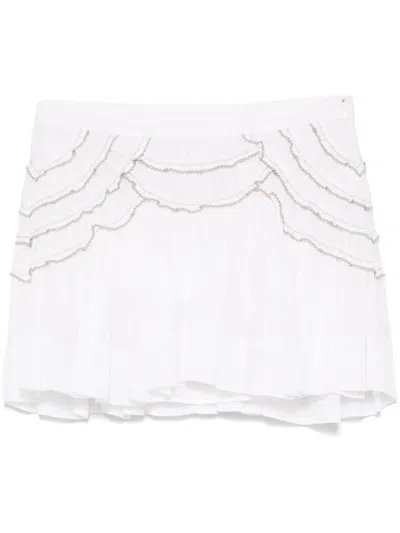 Isabel Marant Étoile Ceola Mini Skirt In White