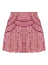 Isabel Marant Étoile Ceola Ruffled Printed Mini Skirt