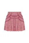 Isabel Marant Étoile Ceola Ruffled Printed Mini Skirt