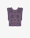 Isabel Marant Étoile Cerza Cardigan In Purple