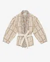 Isabel Marant Étoile Jacke Chancel In Ecru