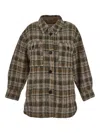 Isabel Marant Étoile Marant Etoile Jacket In Wool In Green