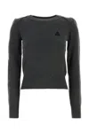 Isabel Marant Étoile Isabel Marant Etoile Charcoal Cotton Blend Abelle Sweater In Gray