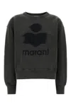 Isabel Marant Étoile Charcoal Cotton Blend Mobyli Sweatshirt