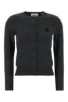 Isabel Marant Étoile Isabel Marant Etoile Charcoal Cotton Blend Mona Cardigan In Gray