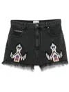 Isabel Marant Étoile Isabel Marant Etoile Women Charcoal Denim Lesia Shorts