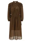Isabel Marant Étoile Charissa Dresses Green In Brown