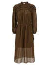 Isabel Marant Étoile Charissa Dresses Green In Brown