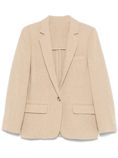 Isabel Marant Étoile Charlyne Blazer In Neutrals