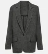 Isabel Marant Étoile Charlyne Wool Jacket In Grey