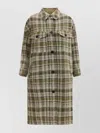 Isabel Marant Étoile Khaki Fontizi Wool Blend Coat