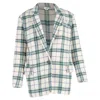 Isabel Marant Étoile Checked Blazer In Multicolor Wool In Multi