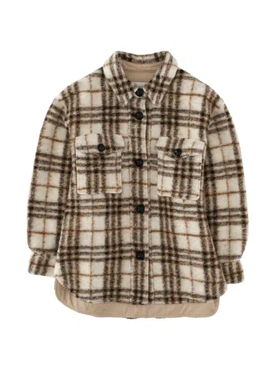 Isabel Marant Étoile Isabel Marant Etoile Harveli Wool-blend Jacket In Brown