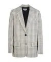 Isabel Marant Étoile Checked Buttoned Jacket In White