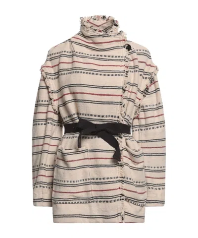 Isabel Marant Étoile Checkered Coats In Multi