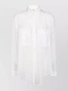 ISABEL MARANT ÉTOILE CHEST POCKET SHIRT WITH CUFFED SLEEVES
