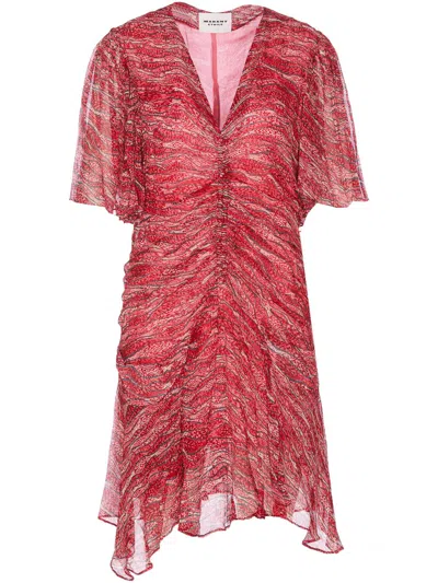 ISABEL MARANT ÉTOILE VIVIENNE CHIFFON MINI DRESS