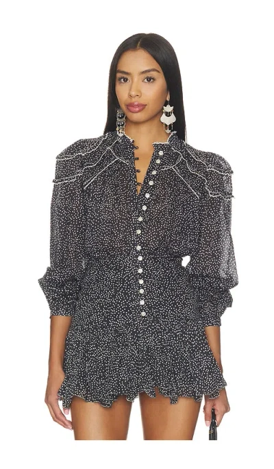 Isabel Marant Étoile Christa Blouse In Black