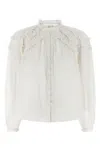 Isabel Marant Étoile White Regular Solid Shirt In White