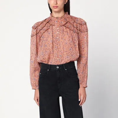 ISABEL MARANT ÉTOILE ISABEL MARANT ETOILE  CHRISTA BLOUSE WITH TAPESTRY PRINT