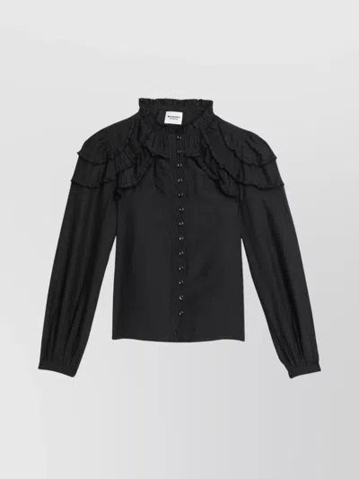 ISABEL MARANT ÉTOILE CHRISTA RUFFLED SLEEVES SHIRT