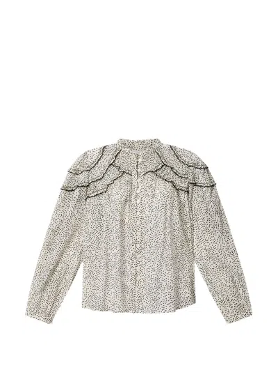 Isabel Marant Étoile Christa Top In Gray