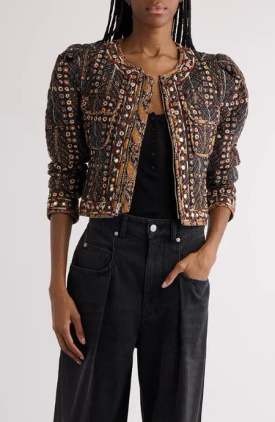 Isabel Marant Étoile Christy Quilted Jacket In Multi