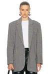 Isabel Marant Étoile Limiza Coat In Black & Ecru