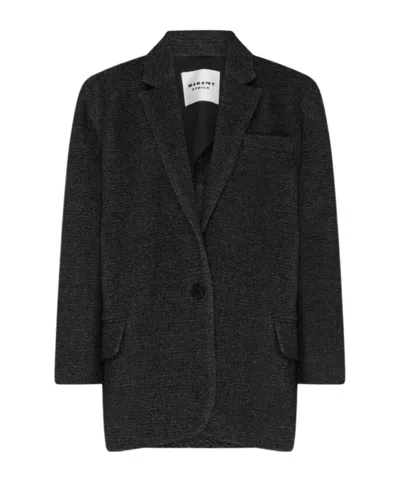 Isabel Marant Étoile Cikaito Jacket In Anthracite Color
