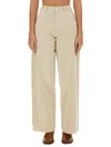 Isabel Marant Étoile Beige Tilorsya Trousers In Black