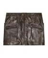 Isabel Marant Étoile Marant Etoile Women Claudine Faux Leather Mini Skirt In Black