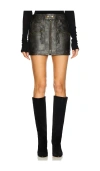 Isabel Marant Étoile Claudine Mini Skirt In Charcoal