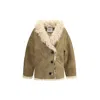 Isabel Marant Étoile Isabel Marant Etoile Eco Shearling Clea Coat In Green