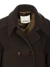 Isabel Marant Étoile Coat Isabel Marant Etoile Woman Color Green In Brown