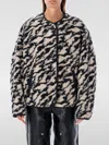 Isabel Marant Étoile Black & Beige Himala Reversible Jacket In Beige