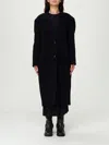 Isabel Marant Étoile Longline Coat Single-breasted Front Pockets In Black