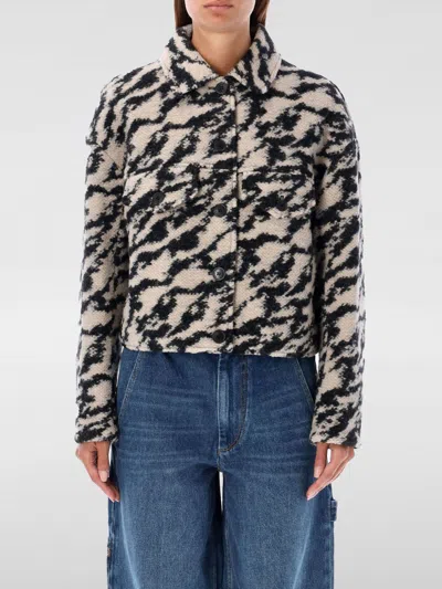 ISABEL MARANT ÉTOILE COAT ISABEL MARANT ETOILE WOMAN COLOR DOVE GREY,F97355073