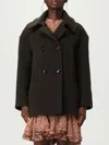 Isabel Marant Étoile Coat Isabel Marant Etoile Woman Color Green In Brown