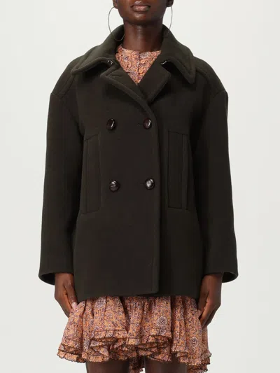 ISABEL MARANT ÉTOILE COAT ISABEL MARANT ETOILE WOMAN COLOR GREEN,H24511012
