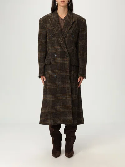 ISABEL MARANT ÉTOILE COAT ISABEL MARANT ETOILE WOMAN COLOR KAKI,H19486030