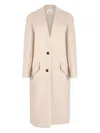 Isabel Marant Étoile Sabine Wool Blend Coat In Neutral