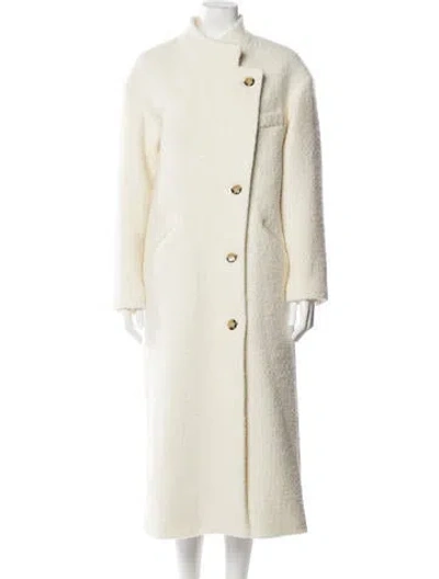 Pre-owned Isabel Marant Étoile Coat In Neutrals/white