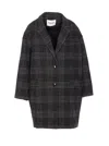 Isabel Marant Étoile Isabel Marant Etoile Plaid Wool Single-breasted Coat