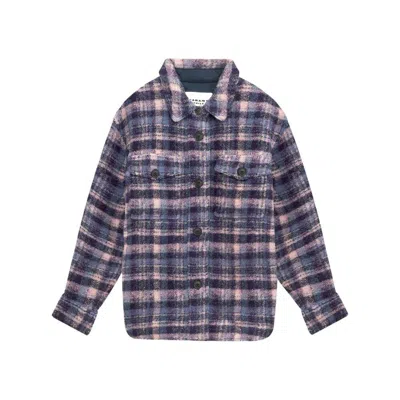 Isabel Marant Étoile Harveli Checked Shirt Jacket In Multi