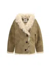 Isabel Marant Étoile Isabel Marant Etoile Eco Shearling Clea Coat In Animal Print