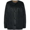 Isabel Marant Étoile Nesmae Coat Faded Black In Black