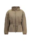 Isabel Marant Étoile Dastyni Puffer Jackets Green In Brown