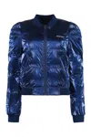 Isabel Marant Étoile Cody Bomber Jacket In Technical Fabric In Blue