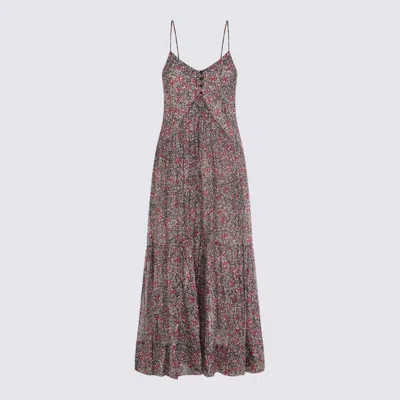Isabel Marant Étoile Colorful Cotton Dress In Brown