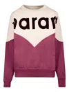 Isabel Marant Étoile Isabel Marant Etoile Two-tone Cotton Blend Houston Sweatshirt In Multi